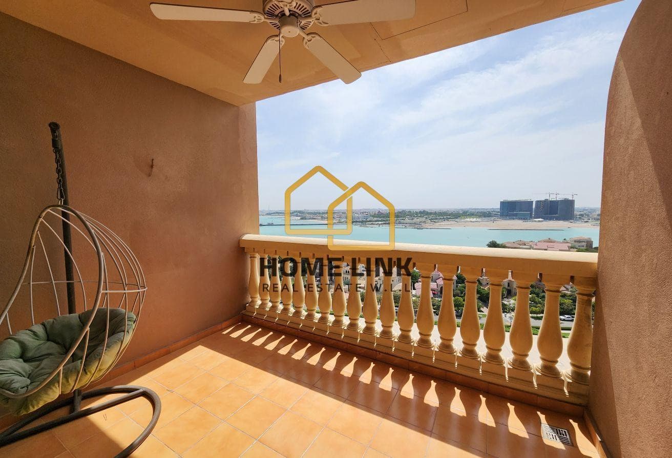 SEA VIEW | COZY 2 BEDROOM APARTMENT IN THE PEARL