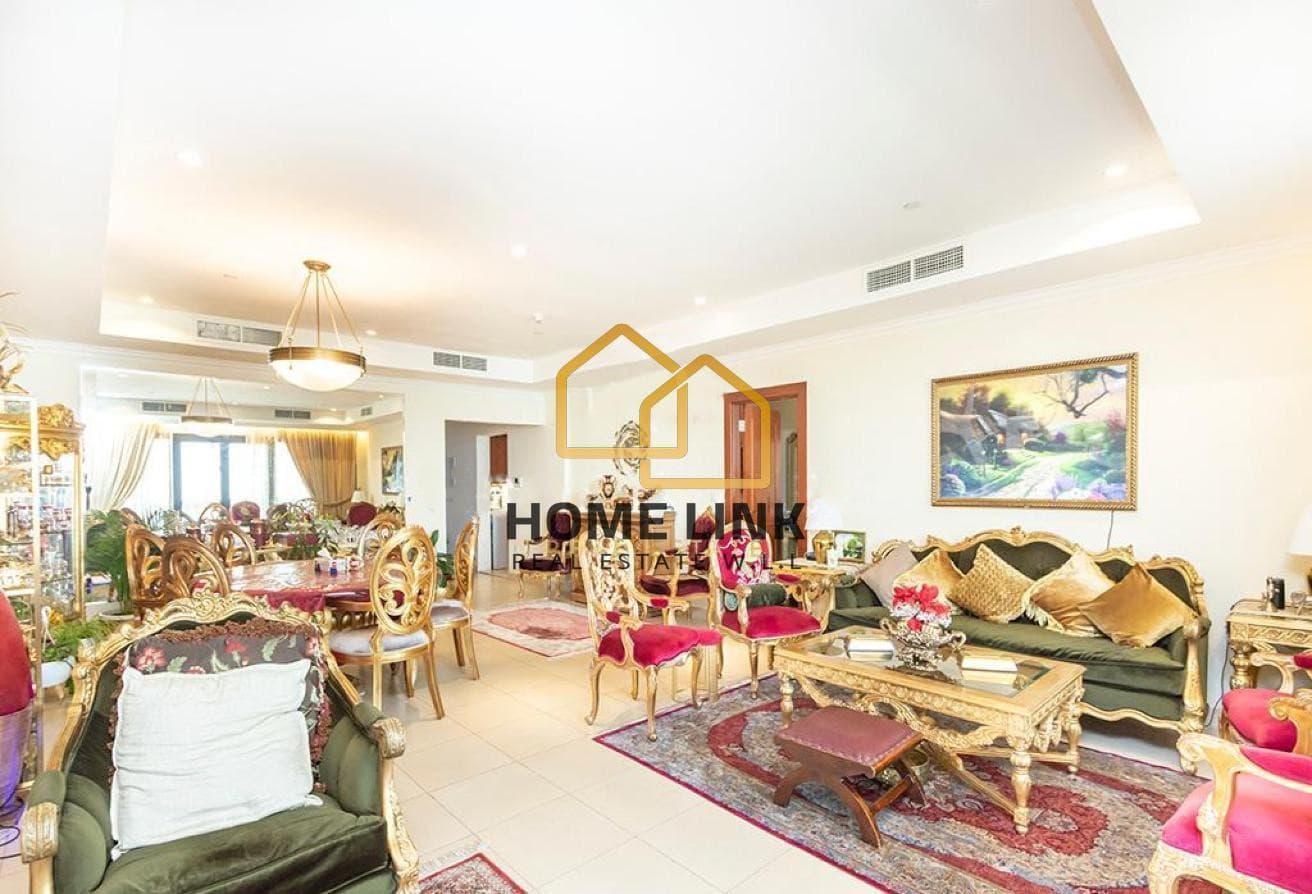 WITH TITLE DEED | SEA VIEW | 3+MAID FF APARTMENT