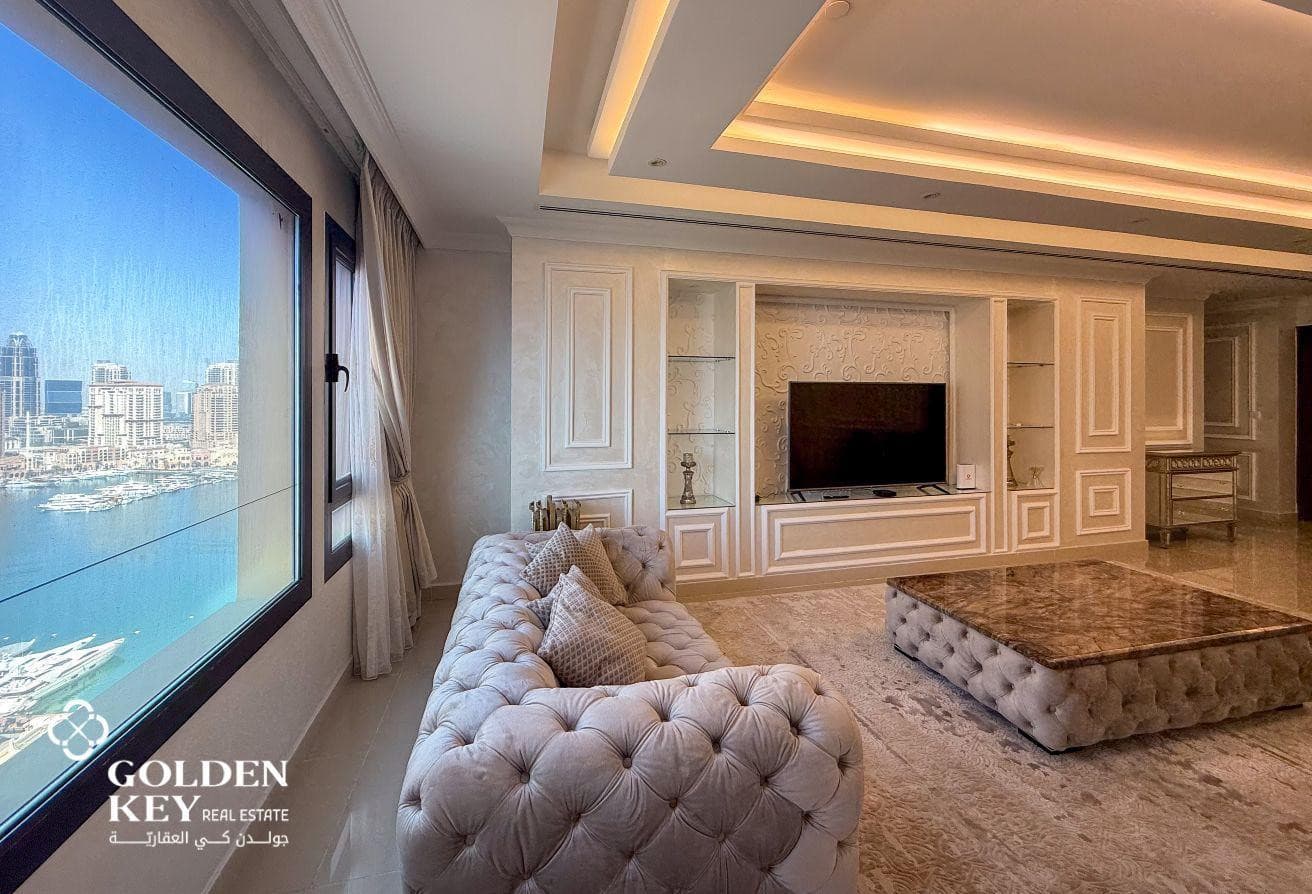High Floor | FF - 1BR+Office w/ Balcony | Sea View