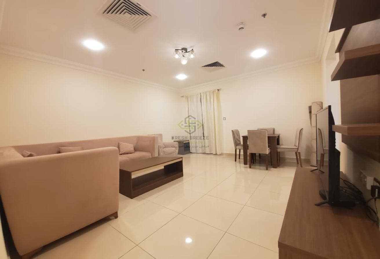 Sophisticated 3 BHK Fur Apartment with 2 Balconies