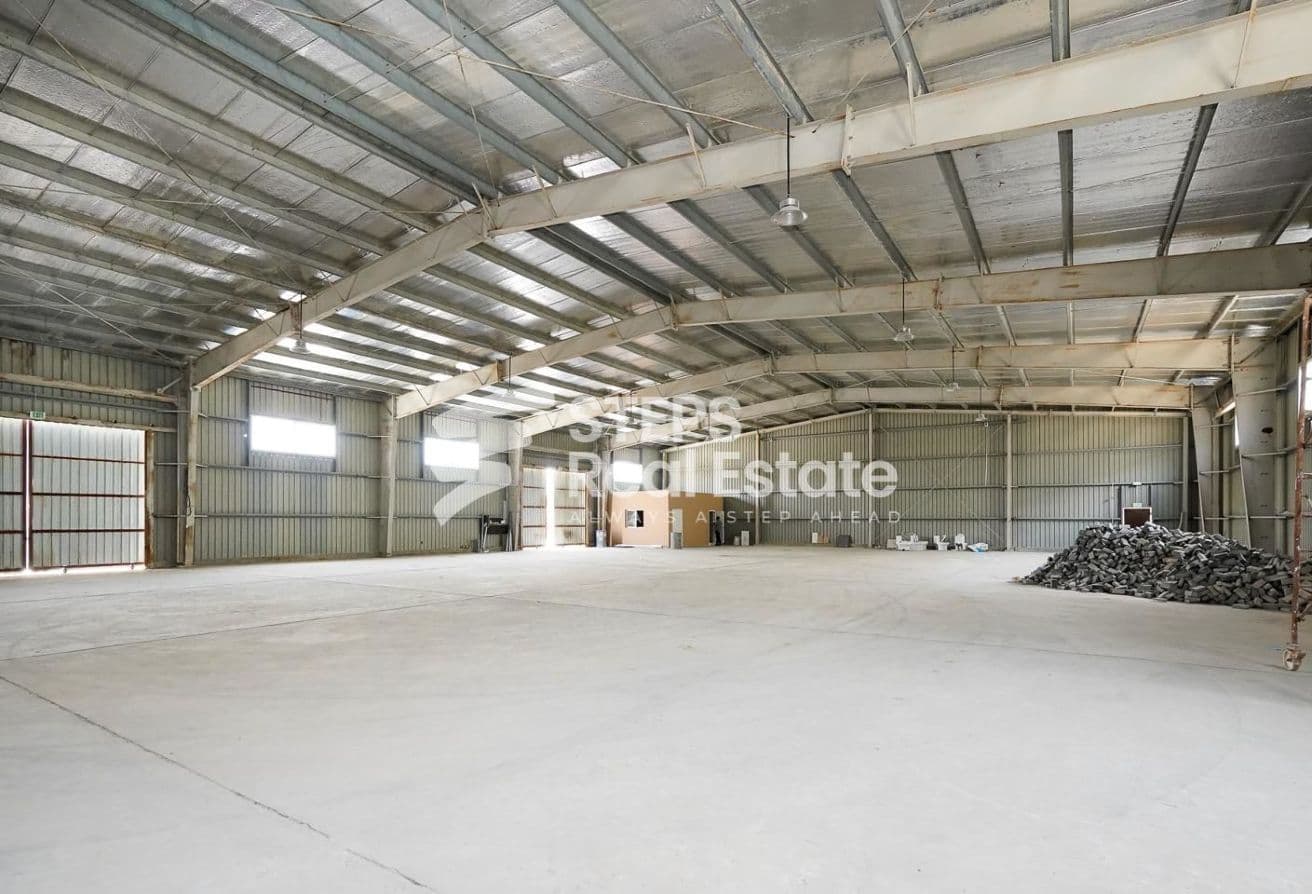 Ground Floor with 900 sqm Open Yard for Rent