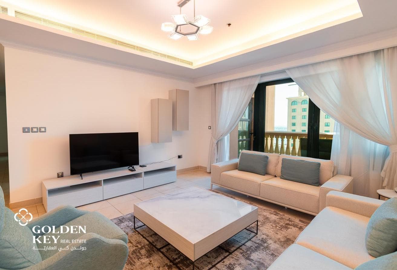 Ready to Move| Furnished 2BR + Balcony | Sea View