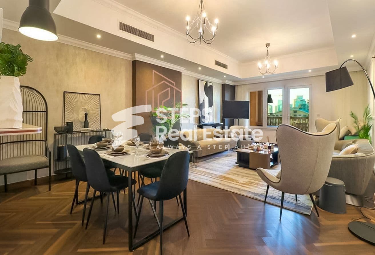 Spacious Furnished Flat with Big Balcony Views