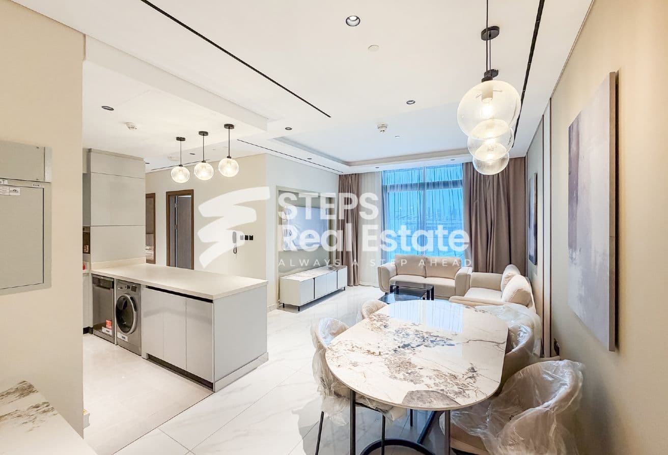 Ready to Move 1BR+Office, Furnished Flat in Lusail