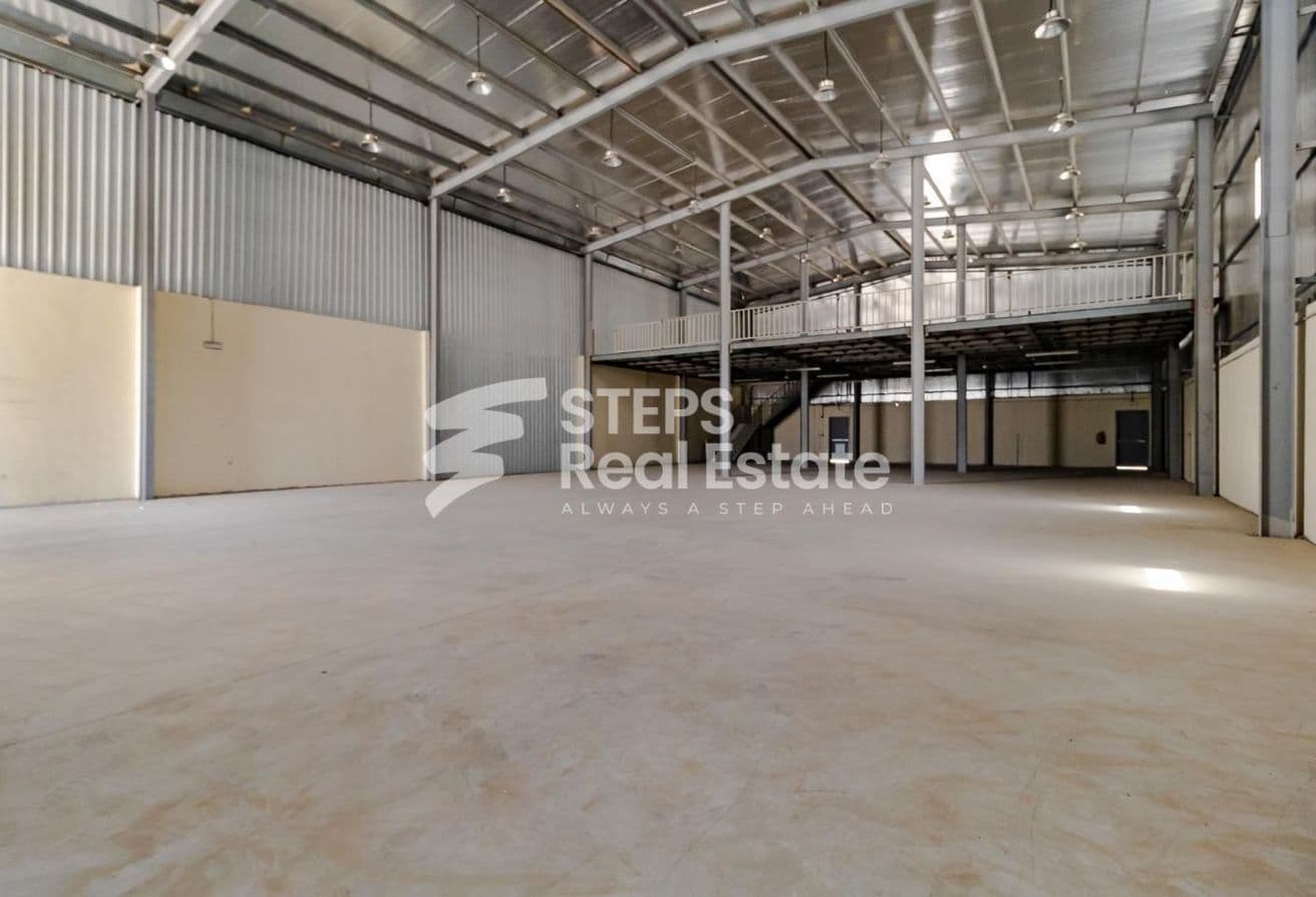 Spacious Warehouse with Rooms | Prime Location