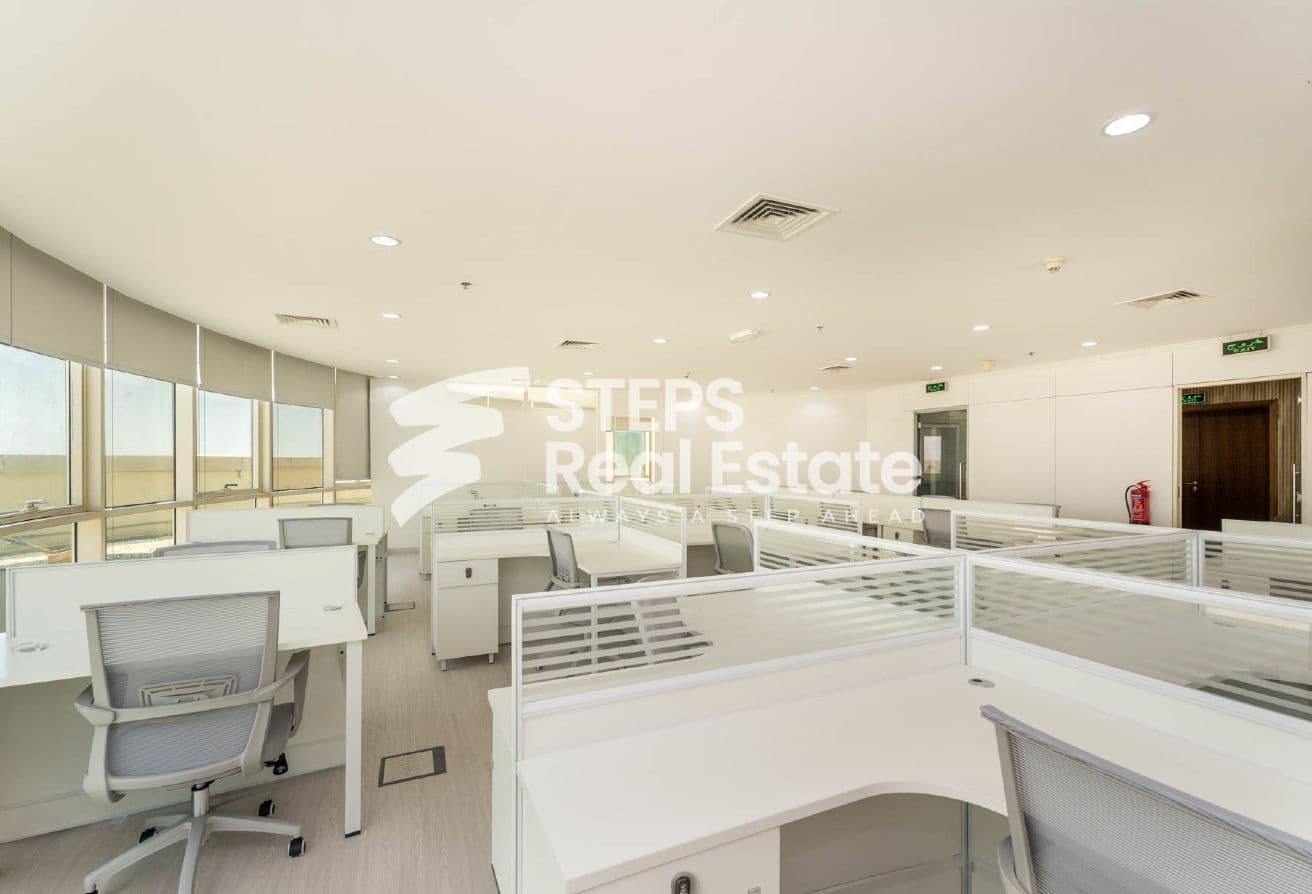 Prime location furnished office space in West Bay