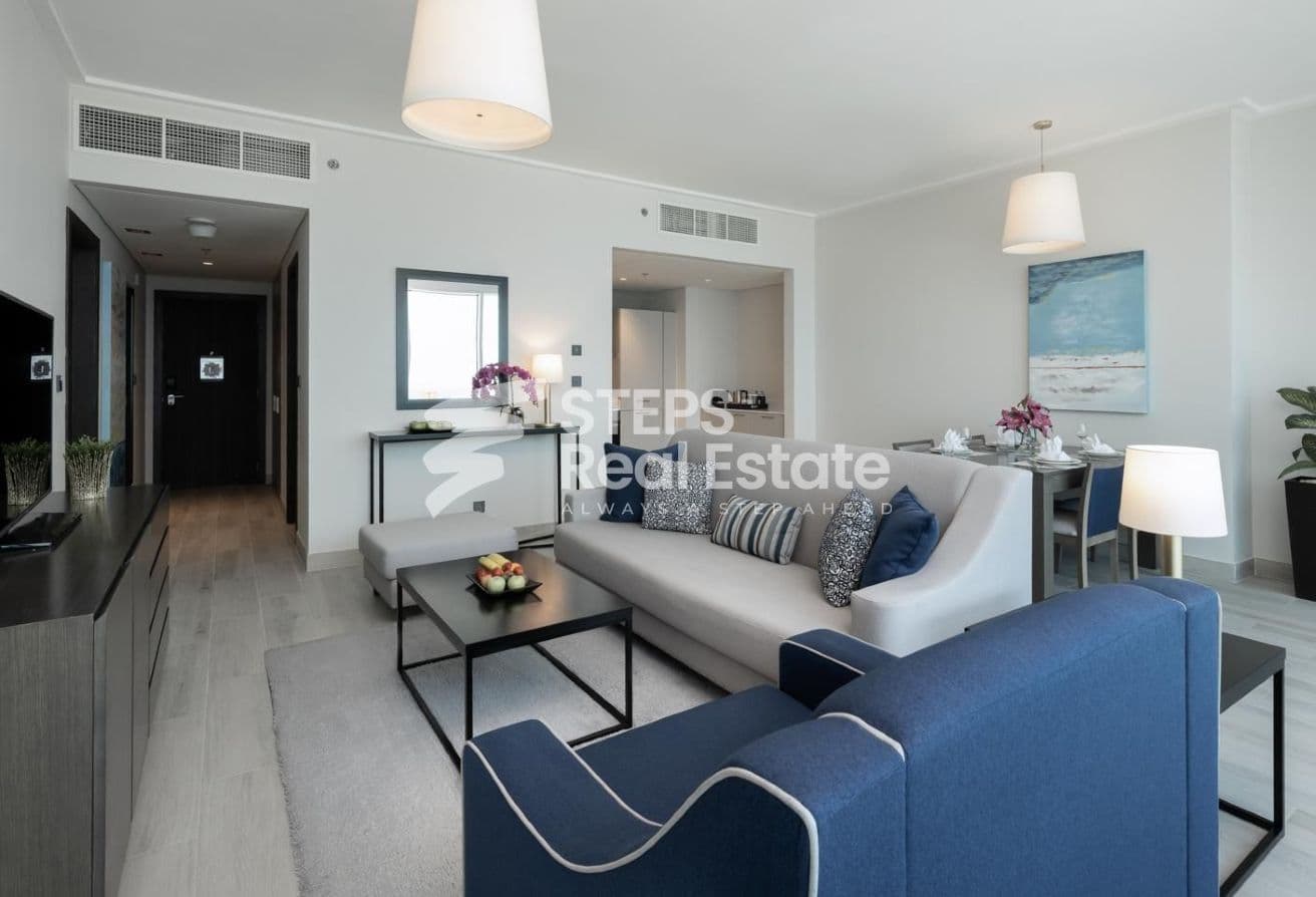 1 BHK Service Apartment with Sea View in West Bay