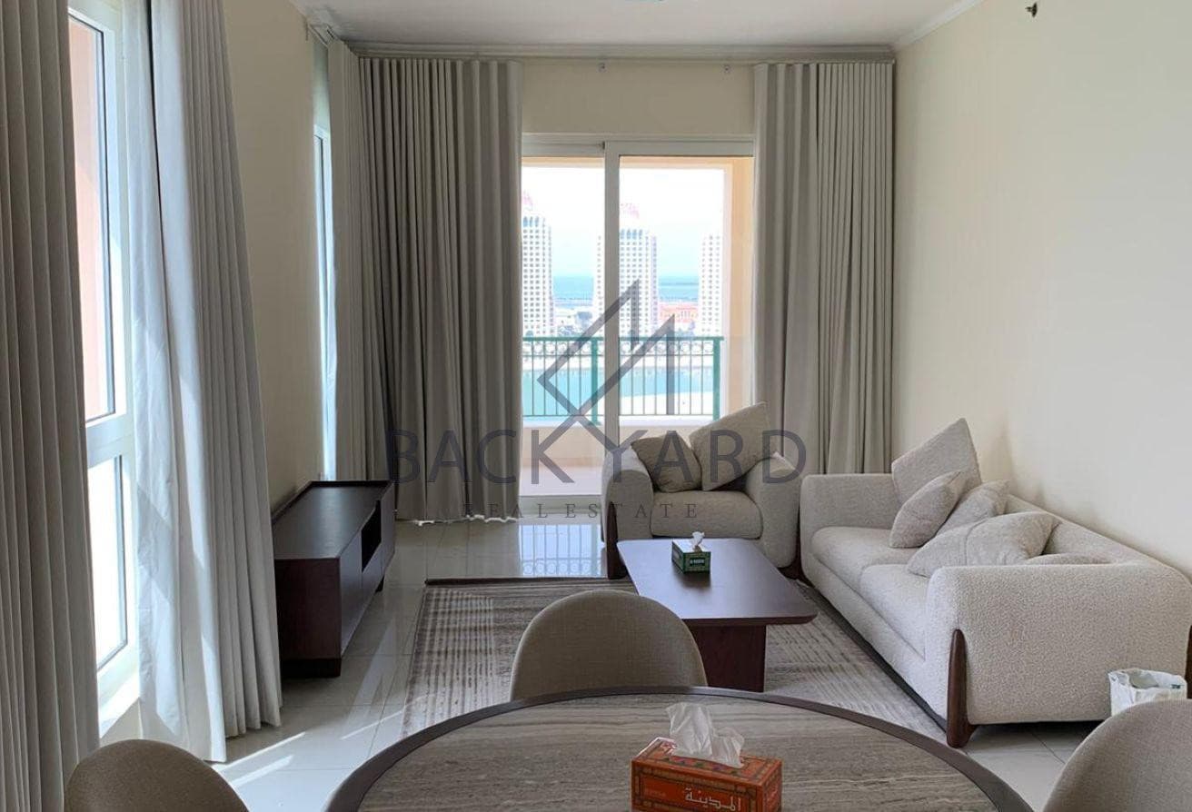 Sea View 2BR FF Viva bahriyah | 160 sqm