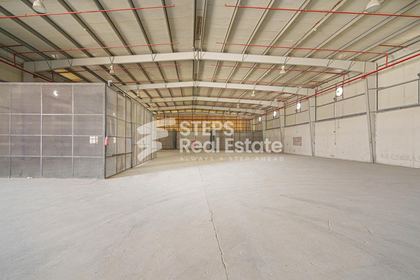 Warehouse with Huge Open Land in Industrial