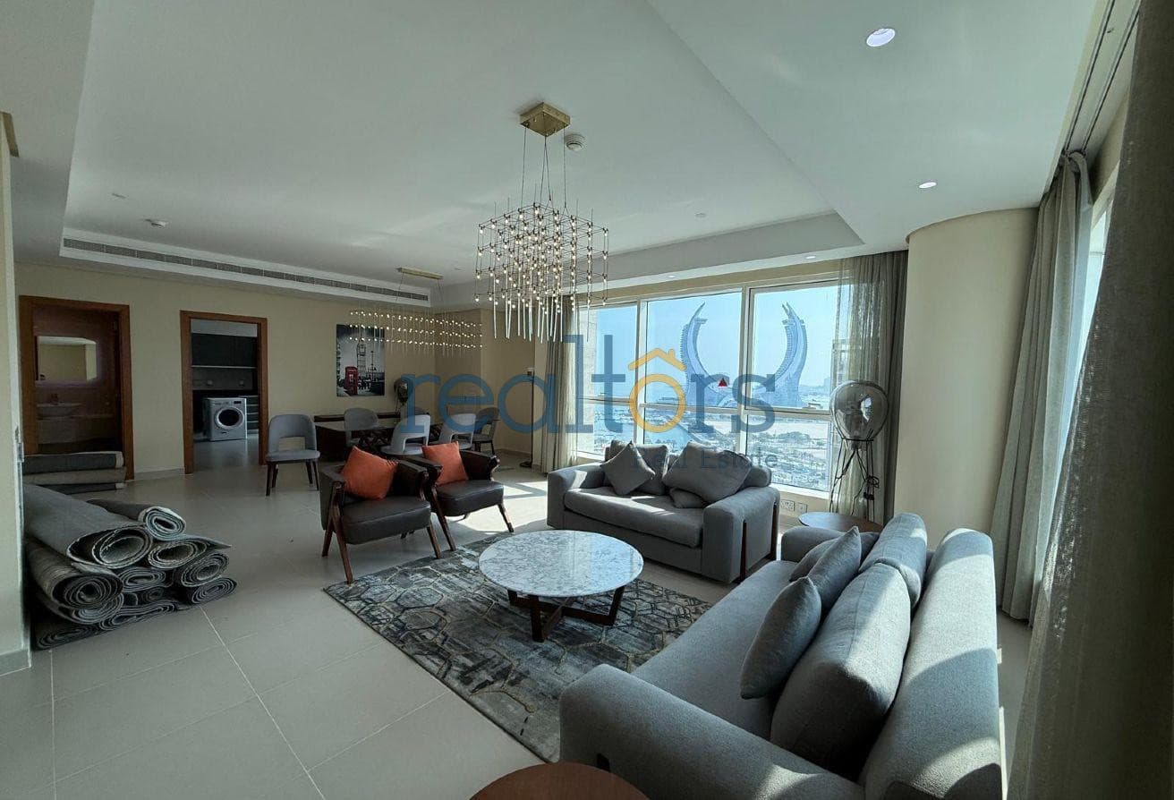 Modern & Spacious 2BR + Maid in Lusail Marina