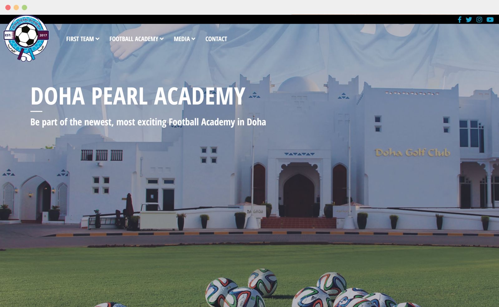 doha pearl football academy